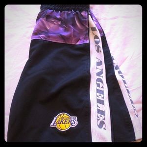 Boys LA Lakers shorts